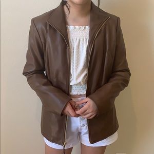 Cole Haan Signature Faux leather jacket